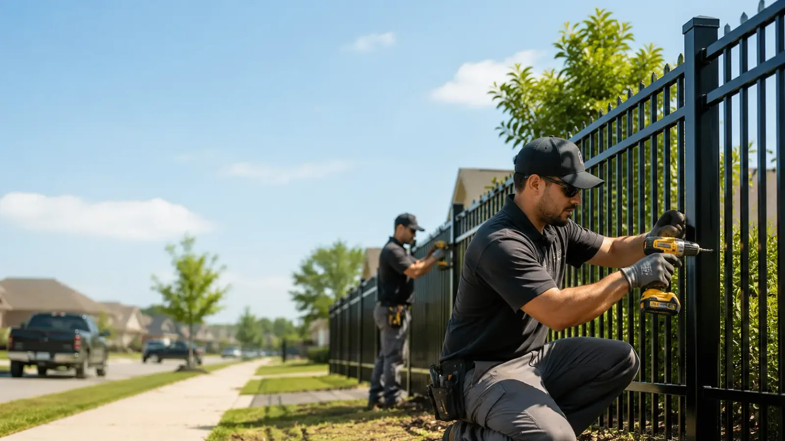 Metal Fence Installation in Fairview, WV